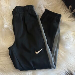 Nike Kids Black and Gray Joggers